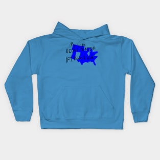 1 Person 1 Vote (Blue) Kids Hoodie